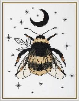 Набор для вышивания PANNA J-7496 Черное золото. Шмель 23 х 30 см