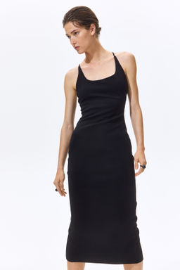 Vestido midi con escote en U - H&m фото 3