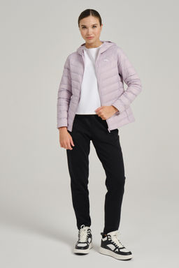 Пуховик лёгкий с капюшоном Фиолетовый - Anta фото 8