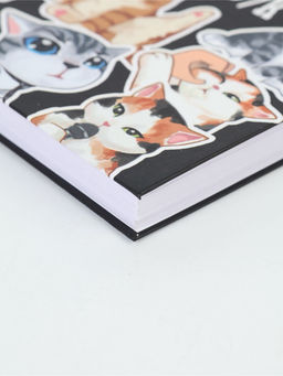 Скетчбук в твердой обложке А6, 80 л. 100 г/м "Котики"