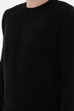 Erkek Slim Fit Bisiklet Yaka Siyah Kazak - U.s. polo assn фото 14