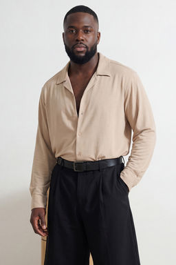 TRENDYOL MAN Siyah Regular Fit Fit Apas Yaka Yazl?k Keten Gorunumlu Buyuk Beden Gomlek TMNSS24AX00012 - Trendyolmilla фото 18
