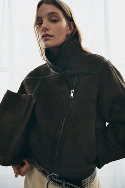 DOUBLE-FACED JACKET ZW COLLECTION - Zara фото 14