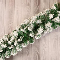 Гирлянда новогодняя «Снег», ёлочная, 270 см, d=25 см, 200 веток