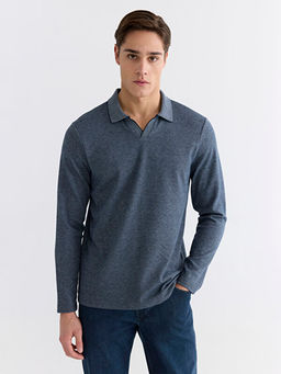 Polo Yaka Erkek Sweatshirt