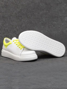 05-D024T WHITE Кроссовки женские (натуральная кожа, пенка)