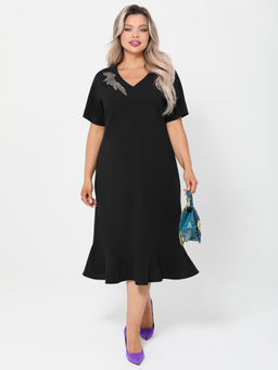 Платье 0421-1 черничный - Dora фото 13