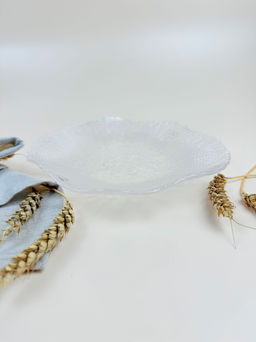 Блюдо 20 см прозрачное IVV (реплика) OLS-8297.1