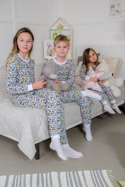 Пижама подростковая из кулирки пенье на манжетах Дрёма графити - Амадэль фото 43