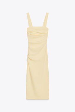 PLEATED MIDI DRESS - Zara фото 8