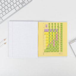 Предметная тетрадь, 48 листов, ПЕРСОНАЖИ, со справочными материалами Химия, обложка мелованный картон 230 гр., внутренний блок в клетку 60 гр., белизна 96% - Artfox study фото 6