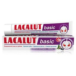 Basic черная смородина-имбирь зубная паста 75 мл LACALUT/Лакалют фото 2