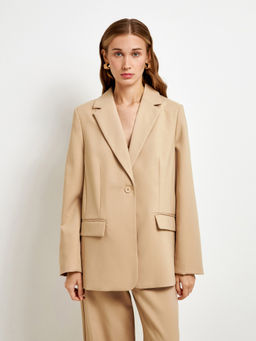 10200130362 Жакет жен. Aberdeen_jacket бежевый - Concept club фото 3