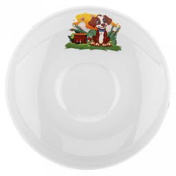 Блюдце чайное фарфоровое Шарик д140мм, h23мм, форма Унифицированный (Россия)