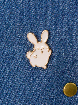 Значок металлический iLikeGift "Friendly bunny"