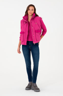 Женский жилет цвета фуксии - U.s. polo assn фото 4