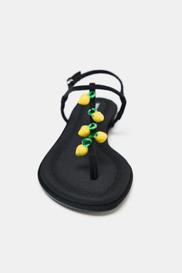 BEADED STRAP SANDALS - Zara фото 17