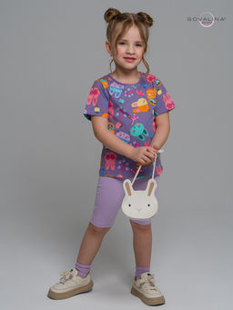 Костюм Актив черничные зайки-лаванда - Sovalina фото 18