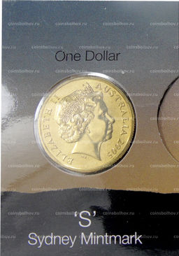 Монета 1 доллар 2005 года В Австралия 90 лет Дарданельской операции(Галлиполи) (в блистере)