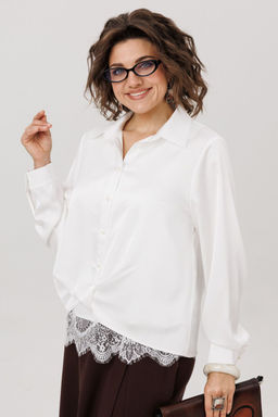 Рубашка ANELLI 1663 перламутровая жемчужина  фото 7