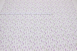 Муслин двухслойный Лавандовая нежность, ш.1.5м, хлопок-100%, 100гр/м.кв - Купава фото 3