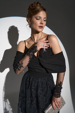 Платье Мэдж (чёрный) - Эльза фото 27