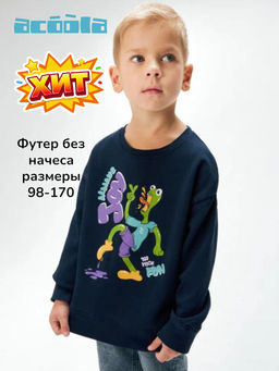 ACOOLA / Джемпер детский для мальчиков Evzen холодный синий