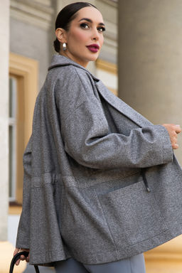 Пальто-пиджак (ткань: драп) - Lt collection фото 17