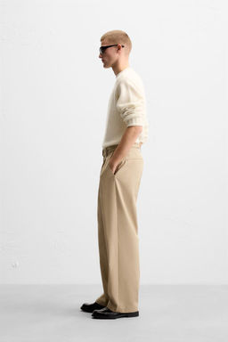 PLEATED TROUSERS WITH BELT - Zara фото 4