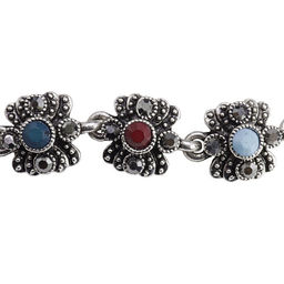 Браслет Сакура металл и камни привлекает эергии любви и счастья