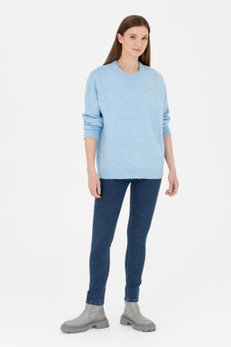 Женский синий свитер - U.s. polo assn фото 11