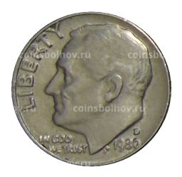 1 дайм (10 центов) 1980года D США