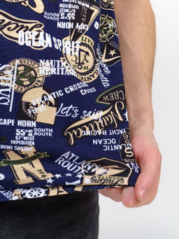 М49 Футболка "Синий/Хаки"