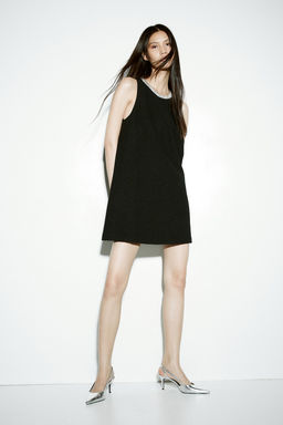 Vestido con ribete de strass - H&m фото 3
