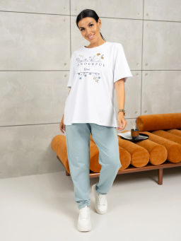 Костюм женский, цвет белый ментол