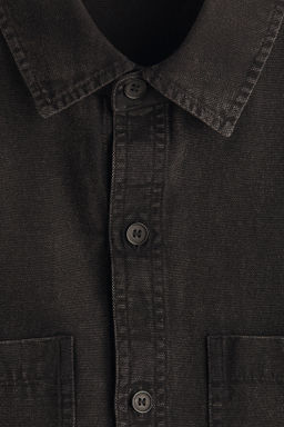 Camisa en lona de algod?n Relaxed Fit - H&m фото 3