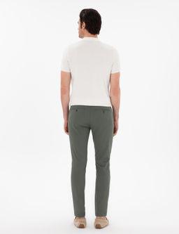 Брюки с зеленым стройным холстом - Cacharel фото 4