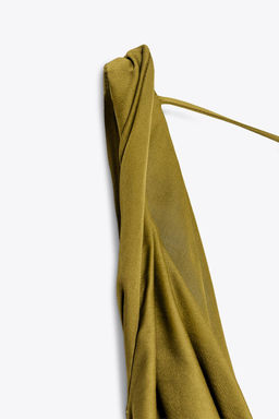 ZW COLLECTION LONG SATIN DRESS - Zara фото 18