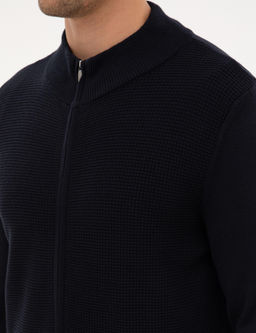 Lacivert Slim Fit Fermuarl_ Triko H_rka - Pierre cardin фото 7