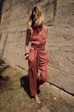 ZW COLLECTION FLOWING TROUSERS WITH PLEATS