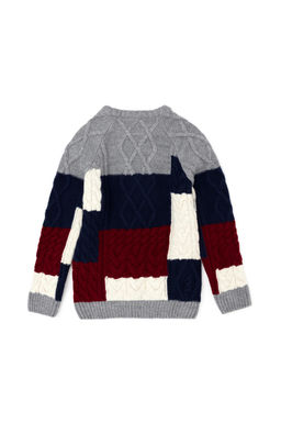 Серый меланжевый свитер для мальчика Неожиданная скидка в корзине - U.s. polo assn фото 2