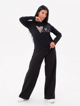 Лонгслив ВЕ женский черный - София фото 4