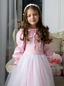 Платье для девочки Л 22-8 Мальвина чайная роза