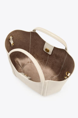 MINI CITY BAG WITH TOPSTITCHING - Zara фото 6
