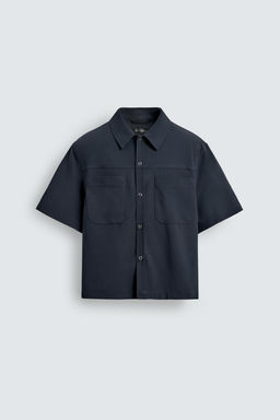 CAMISA T?CNICA RELAXED FIT / Azul - Zara фото 7