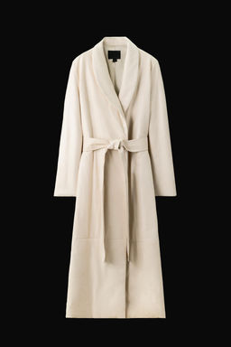 ZW COLLECTION LIMITED EDITION QUILTED LEATHER COAT - Zara фото 17