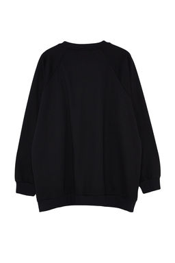 TRENDYOL MAN Lacivert Buyuk Beden Bisiklet Yaka Oversize/Genis Kesim Ici Polarl? Sweatshirt TMNAW24AO00007 - Trendyolmilla фото 16