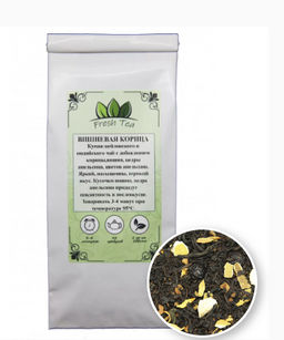 Черный чай "Вишневая корица", 250 г