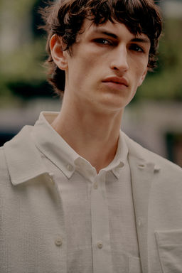 Camisa con textura Loose Fit - H&m фото 3