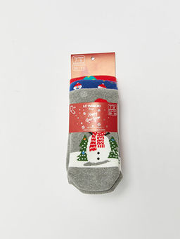 Y?lba?? Temal? Erkek ?ocuk Soket ?orap 3l? - Waikiki фото 3